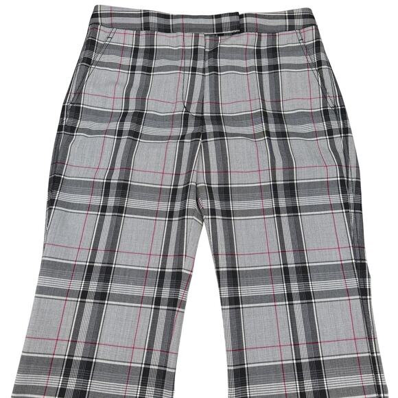 3.1 PHILLIP LIM Wool Blend Straight Leg Plaid Pant Sz 8 - Picture 5 of 9